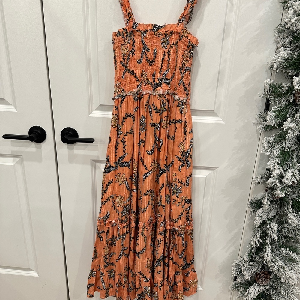 Joie Jailene Floral Print Cotton Maxi Dress - Picture 3 of 8